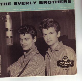 The Everly Brothers No 3 Ep In Sleeve Rare 1958 London Records
