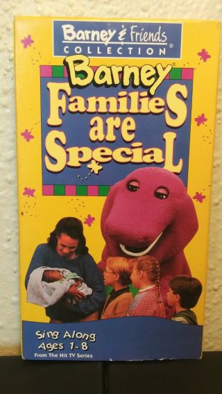 Barney and Friends - Families are Special (VHS Tape,  1995) RARE 2