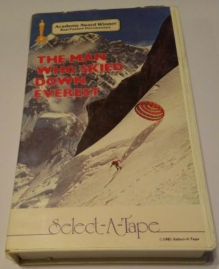 The Man Who Skied Down Everest Select A Tape Oop Vhs Rare Academy Award Winner
