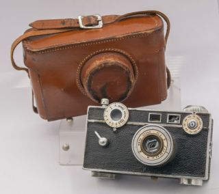Rare - 1938 Argus C Brick 35mm Film Rangefinder Camera & Case - Serial 5314