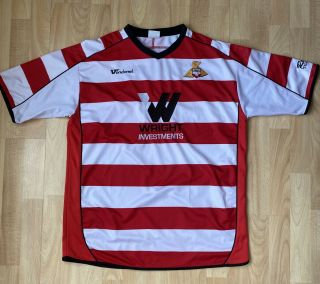 Rare Doncaster Rovers 2008/2009 Home Shirt Size Xtra Large Xl