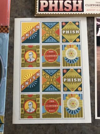Phish - The Clifford Ball 7 - Disc DVD Set With Book Stamps And Postcards RARE 3