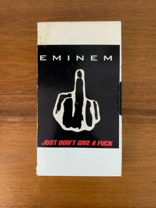 Eminem Just Don’t Give a F Promo VHS Tape Slim Shady Grail Rare EP Hip Hop 2