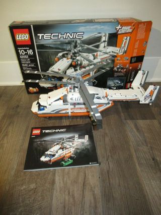 Lego 42052 Technic Heavy Lift Helicopter Set 100 Complete Retired Rare