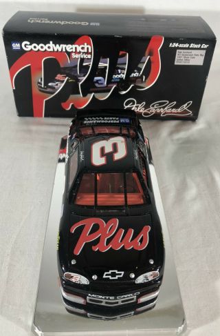 Action 1997 Chevrolet 3 Dale Earnhardt Sr Goodwrench Plus On Hood 1:24 Diecast