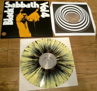 Black Sabbath Vol 4 10 Year War Splatter Vinyl Mega Rare Out Of Print Nm