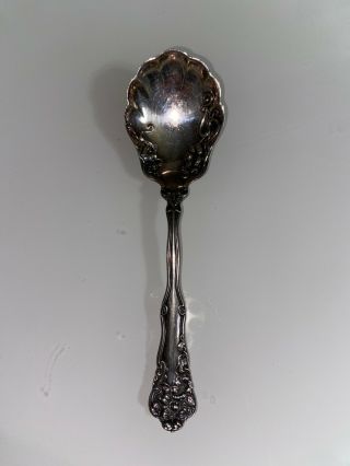 Pat.  1904 Wm Rogers (star) Silverplate Berry Spoon 6 1/4 " Diana Berwick Freeship