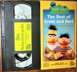 Sesame Street: The Best Of Ernie And Bert (vhs) Vg Cond.  Rare.  Muppets.  Kids.  Nr