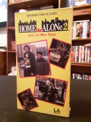 Behind The Scenes Home Alone 2: Lost In York Mega Rare Oop Promo Vhs