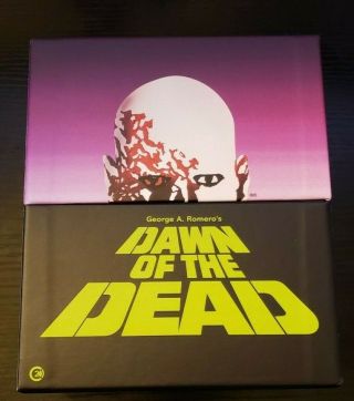 Dawn Of The Dead 1978 4k Uhd Blu - Ray (uk Second Sight Limited Edition) Oop Rare