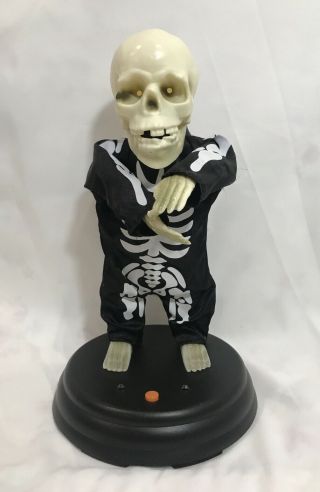Rare Gemmy Grave Raver Skeleton “hey Baby Drop It To The Floor” Dance Halloween