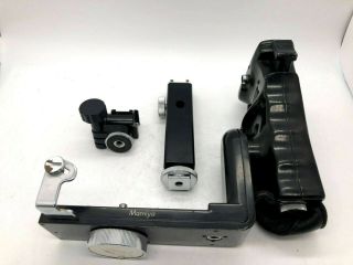 【rare！】 Mamiya Multi Angle Left Hand Grip For Rb67 Rz67 W/ 2 Accessory Shoe Unit