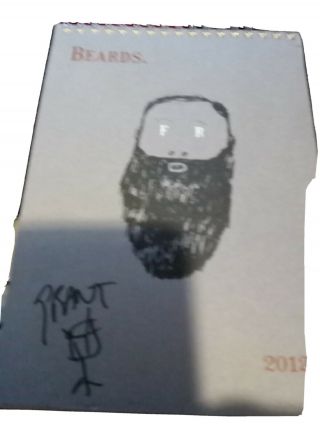 Rare Frightened Rabbit 2012 Calendar - Autographed