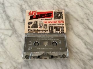 Guns N Roses Lies Cassette Tape 1988 Geffen M5g 24198 Axl Rose,  Slash Rare Oop