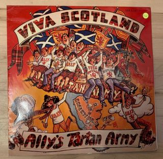 Tartan Army Viva Scotland Rare Test Pressing Lp Vinyl World Cup 1978 Football