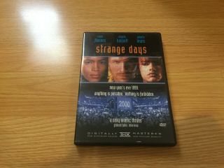 Strange Days (dvd,  1999) Ralph Fiennes Kathryn Bigelow 1995 Sci - Fi Oop Rare