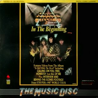 Stryper In The Beginning Laserdisc Ld.  Mega Rare.