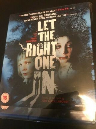Let The Right One In (blu - Ray Disc,  2009,  Uk) Rare Slipcover Also