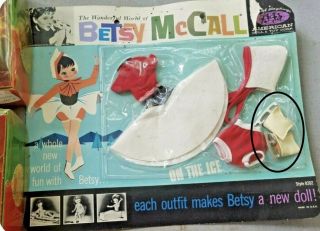 Vintage BETSY MCCALL ‘On The Ice’ 8202 Ice Skates Only 3