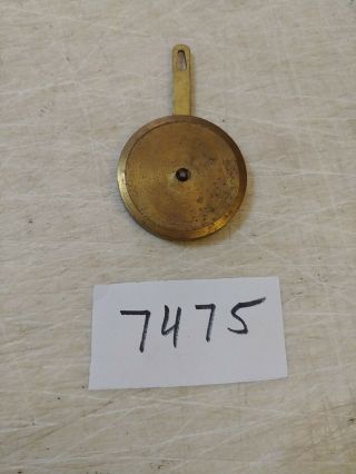 Antique Haven Tambour Mantle Clock Pendulum Bob