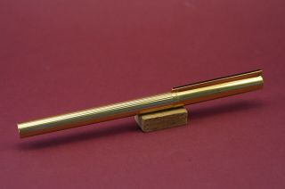 S.  T.  Dupont L2 Classique (rare Vermeil Execution) Fountain Pen - 18k B Nib