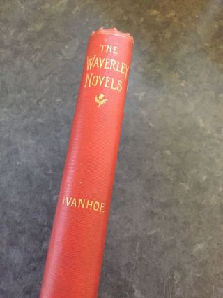 Ivanhoe,  A Romance,  The Waverley Novels,  Sir Walter Scott,  Vgc Antique Book 2