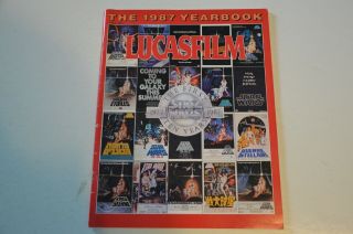 Extremely Rare 10th Anniversary Lucasfilm Company Yearbook 1987 First Ten Years