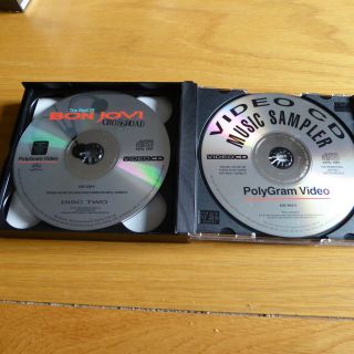 BON JOVI Crossroads DOUBLE VIDEO CD [ W BONUS VCD] RARE 3