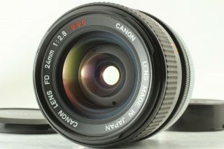【rare " O " Exc,  5】 Canon Fd 24mm F2.  8 S.  S.  C.  Wide Angle Lens Ssc From Japan