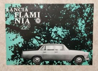 Lancia Flaminia Brochure - Mid 1960s.  Rare To Find In Throughout
