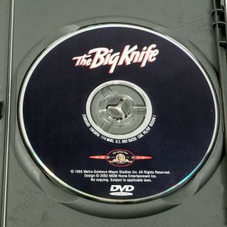 The Big Knife (DVD,  2002) Jack Palance Ida Lupino OOP Rare Noir DVD 3