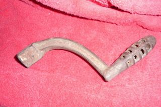 Vtg Antique Cast Iron Wood Burning Stove Part Tool Ash Grate Shaker Handle Crank