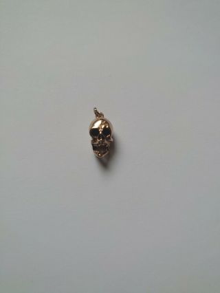 Rare 9ct Gold Skull Pendant With Moving Jaw 2.  70grams