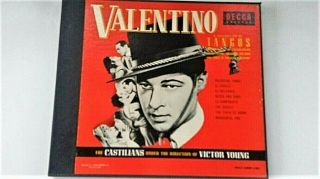 Rare 1951 Rudolph Valentino Decca Record Album A - 869 Set (4) Tangos Sheik 78 Rpm