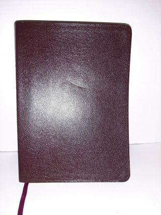 Esv Ryrie Study Bible Burgundy Bonded Leather Very Rare