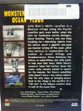 DVD (Rare) Horror Sci - Fi Monster From The Ocean Floor 2
