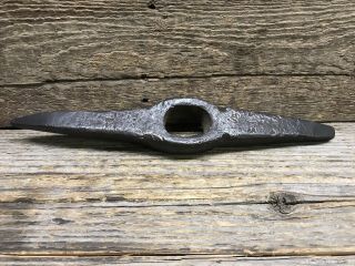 Antique Blacksmith Made Pick 3 3/4 Pounds 13.  5” L Old Prospecting,  Mining Tool