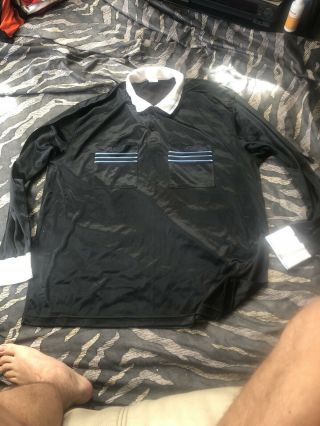 Rare Vintage Adidas Originals Referee Football Shirt - 1980 / 1990 Retro Xl Man