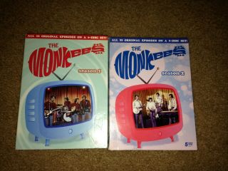 The Monkees Complete Series Seasons One And Two Dvd Box Set Tv Rhino Rare Oop