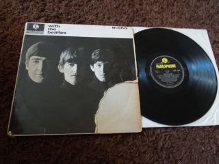 The Beatles With The Beatles Rare Mono Vinyl Lp 5n/5n Matrix