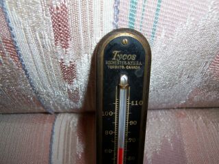 RARE ANTIQUE INDUSTRIAL THERMOMETER TYCOS 2