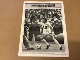 Seattle Storm v Manchester United May 1982 USA Tournament Very Rare 2