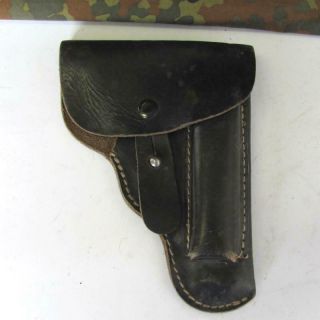 Wwii German Officers Walther Ppk Pistol Leather Holster Marked Rare