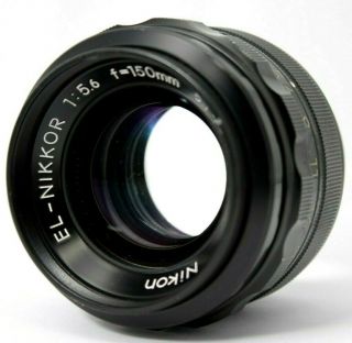 Rare Nikon El - Nikkor 1:5.  6 150mm Lens Ta24a
