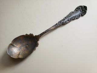 Antique Vintage Collectible Spoon 6 " Wm.  Rogers Silver Plate