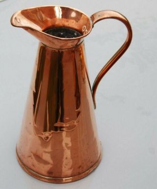 4 Pint Copper Jug By J Sankey And Sons Copper Pitche