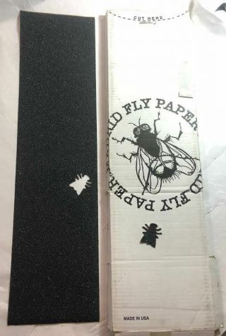 Madrid Fly Paper Skateboard Grip Tape 8.  5 X 33 Old Stock