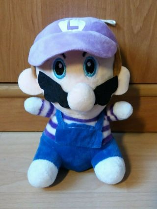 Nintendo Mario Bros Purple Luigi Plush Doll Toy Bootleg Very Rare 2010 Guc