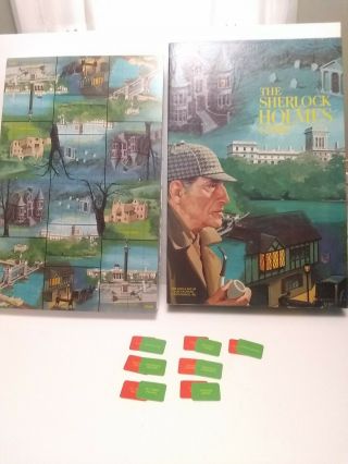 Vintage Cadaco " The Sherlock Holmes " Board Game 1974 Rare
