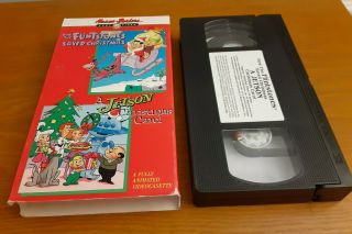 A Jetson Christmas Carol/how The Flintstones Saved Christmas (vhs) Rare Holiday